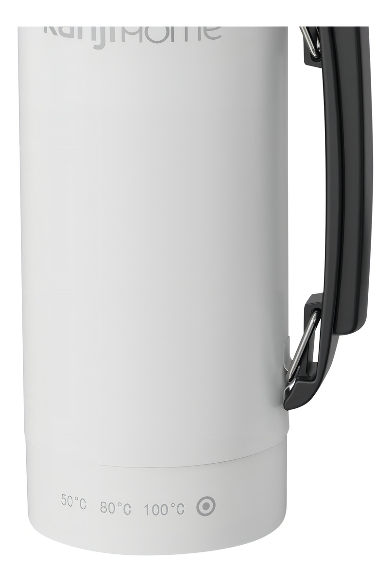 Termo Eléctrico T-mate 1 Litro Tapa Mate Y Bombilla Color Blanco