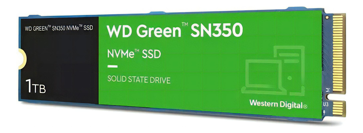 Disco Ssd Western Digital 1t Green Sn350 Nvme Gen3 2400mb/s