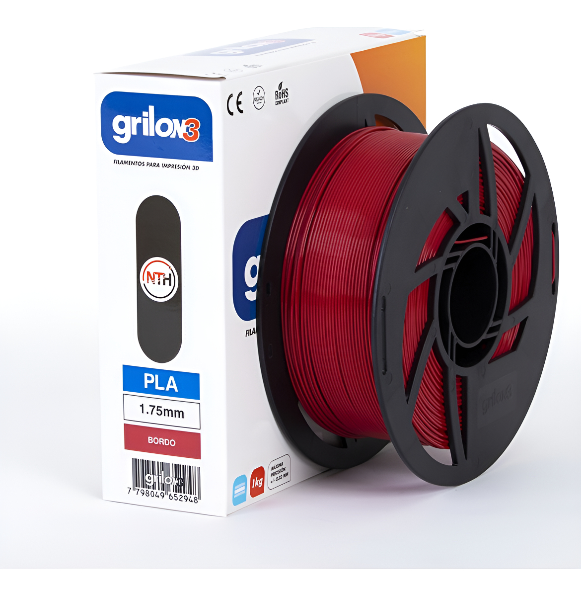 Filamento Grilon3 Pla 1.75mm 1kg - Impresión 3d - Uso3d