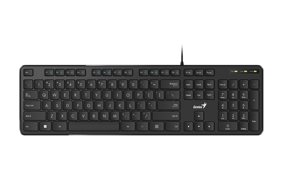 Teclado Usb Genius Slimstar M200 Black