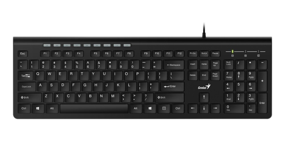 Teclado Genius Slimstar 230ii Black Sp Usb