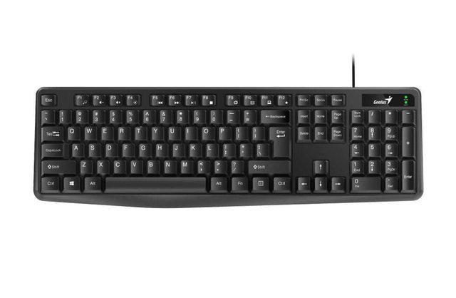 Teclado Usb Genius Rs2 Kb-117 Black