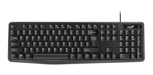 Teclado Usb Genius Rs2 Kb-117 Black