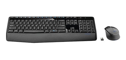 Teclado+Mouse Logitech Wir MK345 Black