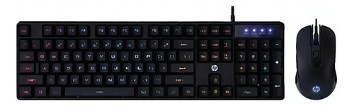 Kit Gamer Hp Km200 Rgb Mouse + Teclado Esp