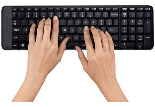 Teclado Inalámbrico Logitech Mk220 Negro