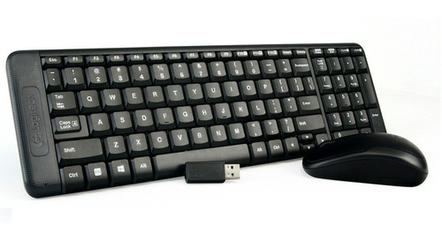 Teclado Inalámbrico Logitech Mk220 Negro