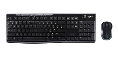 Teclado Inalámbrico Logitech Mk270 Negro