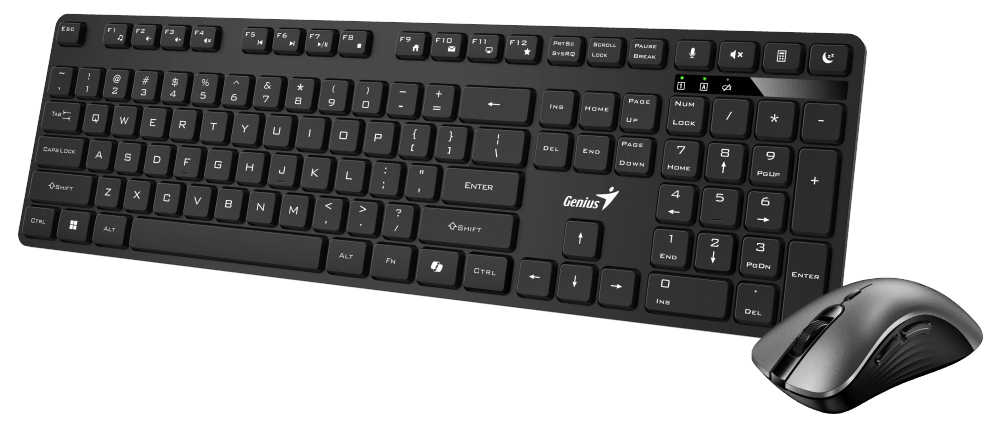 Teclado + Mouse Combo Genius Wireless Km-8216s Black