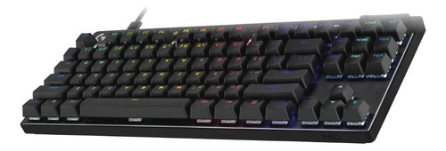 Teclado Gamer Logitech Pro X Tkl Rapid Color Negro