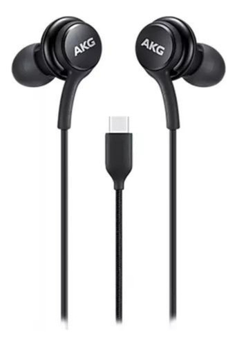 Auriculares Para Celular Earphones Tipo C Color Negro