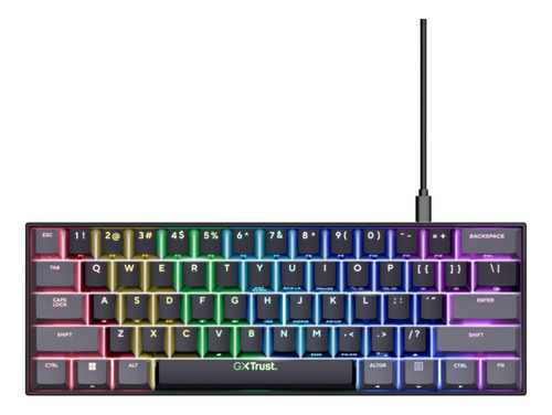 Teclado Gamer Trust Acira Mini Gxt867