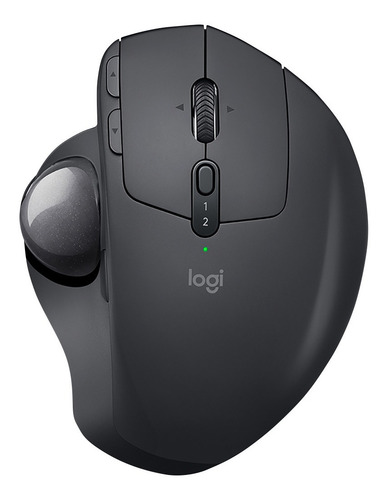 Mouse Logitech Mx Ergo Trackball Inalámbrico Ergonómico Color Negro
