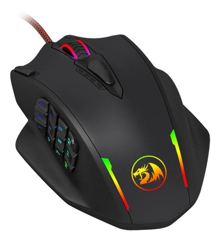 Mouse De Juego Redragon Impact M908 Negro