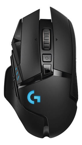 Mouse gamer G502 inalámbrico recargable LogitechG Series Lightspeed Hero