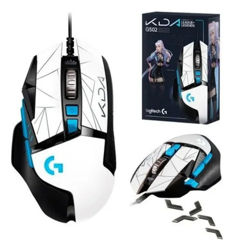 Mouse Gamer Logitech G Series Hero G502 Kda Blanco