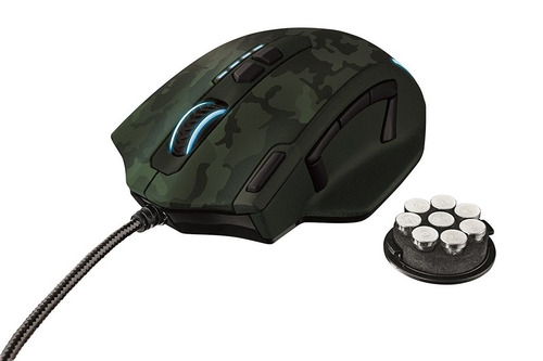 Trust Gxt 155c Gaming Mouse - Green Camouflage