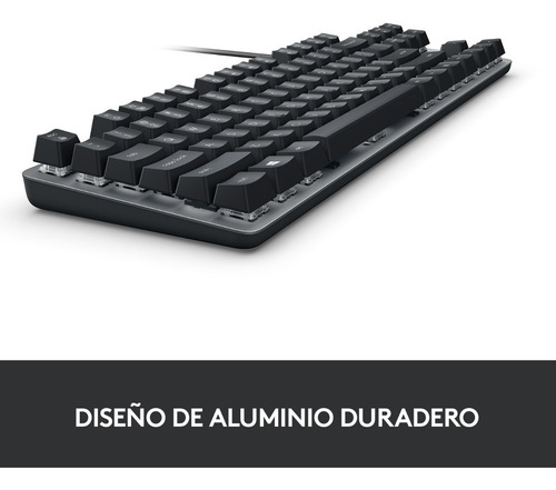Teclado Mecánico De Aluminio Con Cable K835 Tkl Logitech G Idioma Español Latinoamérica