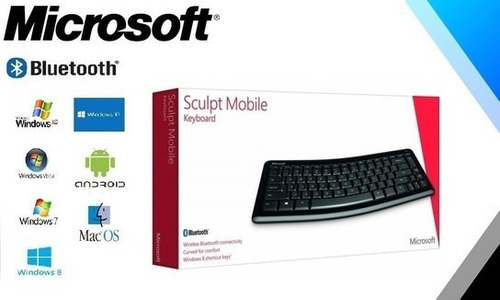 Teclado Microsoft Sculpt Mobile Bluetooth T9t-00004