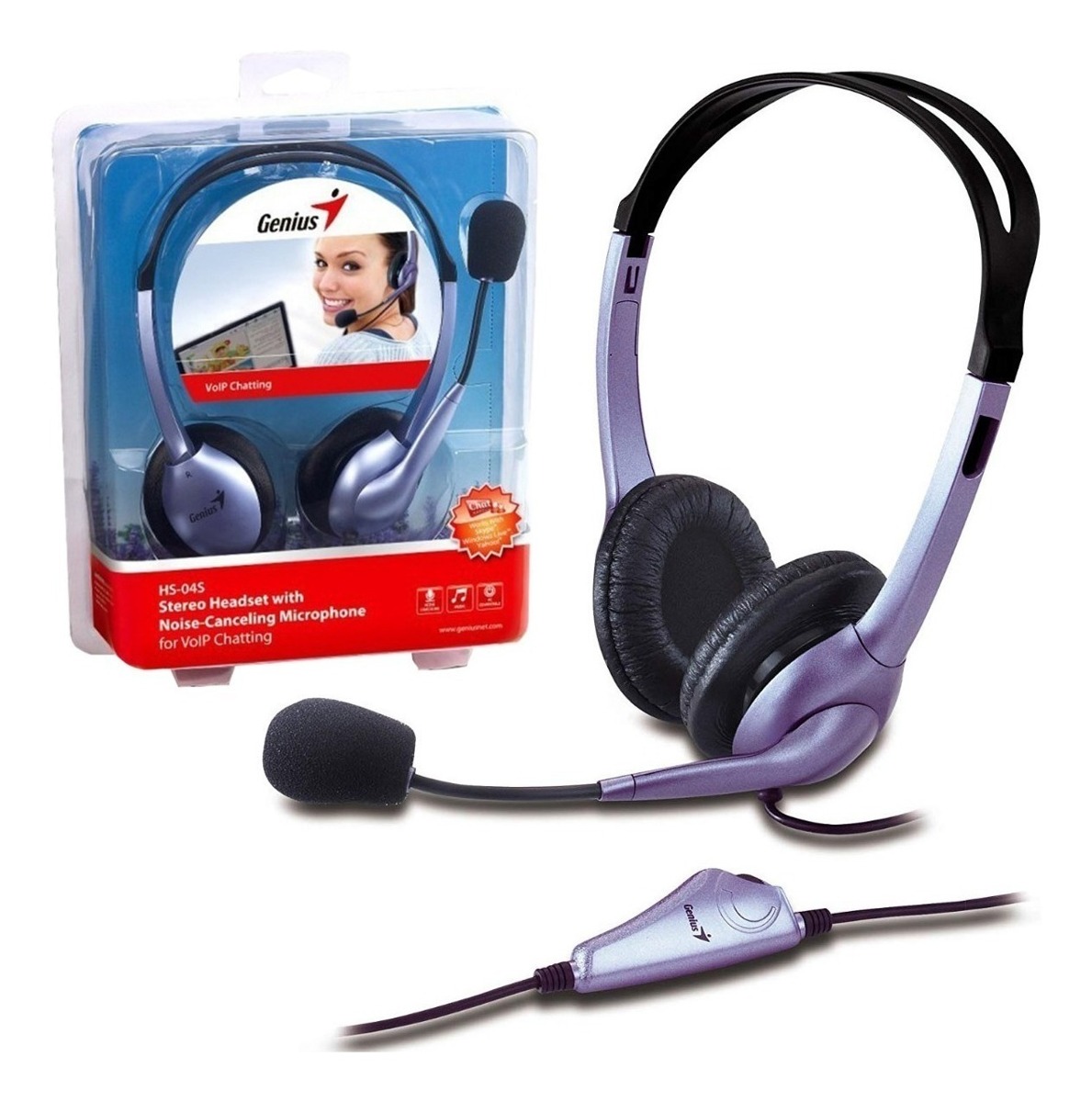Auricular C/ Microfono Genius HS-04S