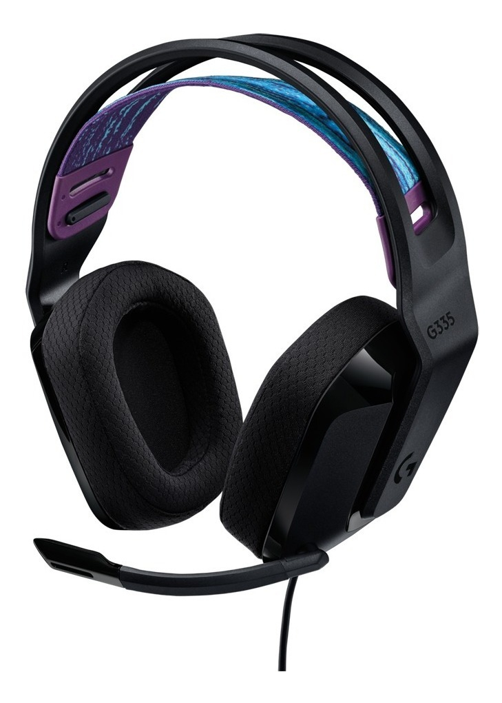 Auriculares G335 Con Micrófono Y Cable Gaming Logitech G Color Negro