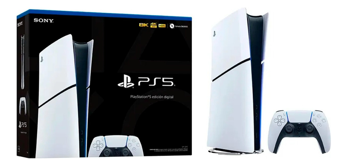 Sony Playstation 5 Slim Edicion Digital Color Blanco ps5