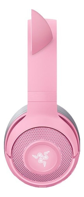 Auriculares Gamer Razer Kraken Bt Kitty Edition Quartz Inalámbricos Rosa Con Led Rgb