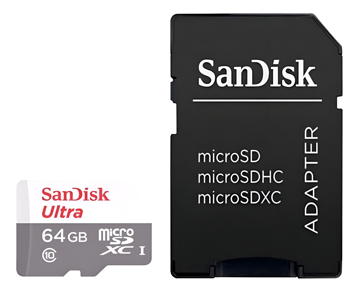 Tarjeta De Memoria Sandisk Ultra Microsdxc 64gb Uhs-i U1 V10