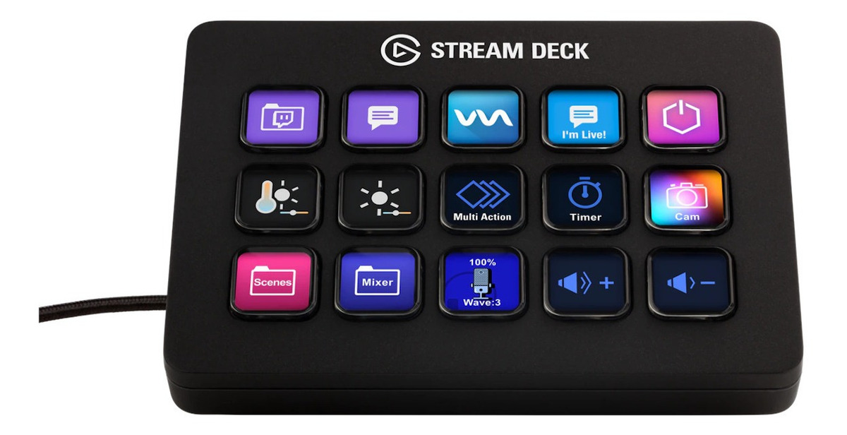 Elgato Stream Deck Mk.2 15 Botones Lcd Customizable Negro