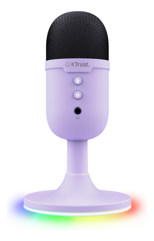 Microfono Gaming Trust 25375 Gxt234 Yunix Usb Purple Color Violeta