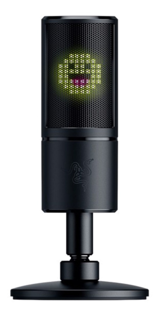 Micrófono Razer Seiren Emote Condensador Hipercardioide color negro