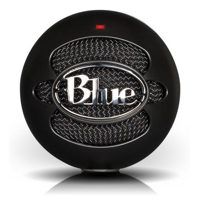 Micrófono Blue Snowball Ice Condensador Cardioide color negro