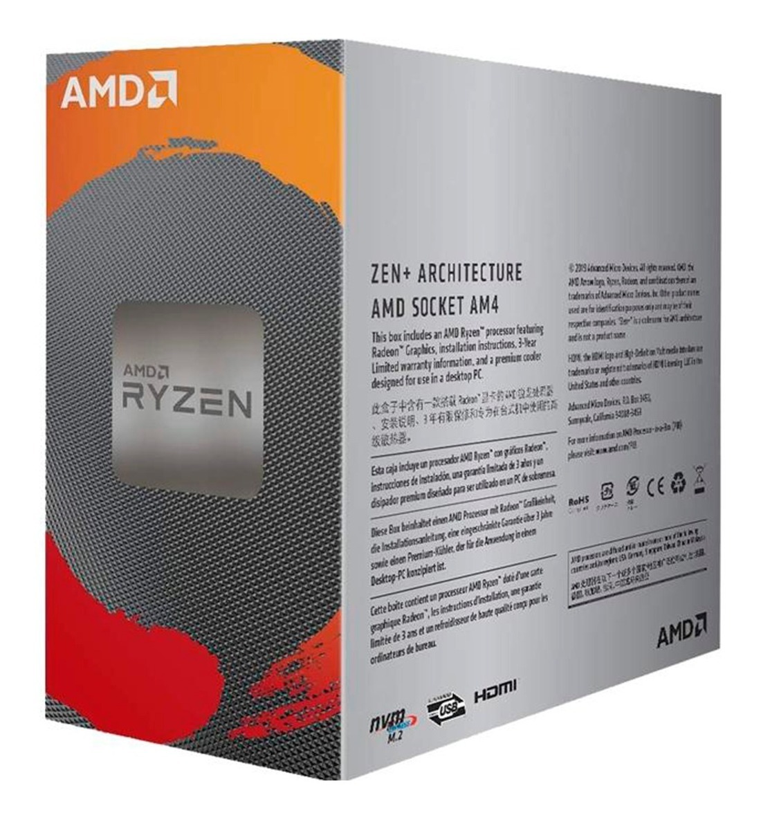 Procesador Amd (am4) Ryzen 3 3200g