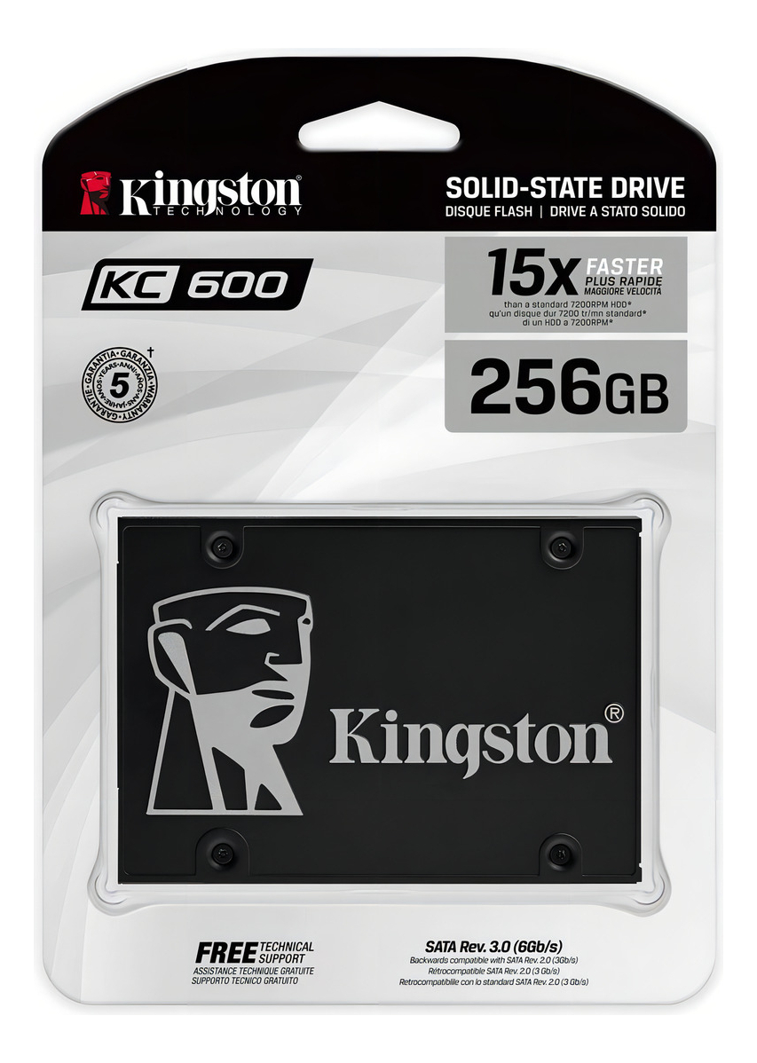 Disco Interno Ssd Kingston Kc600 256GB