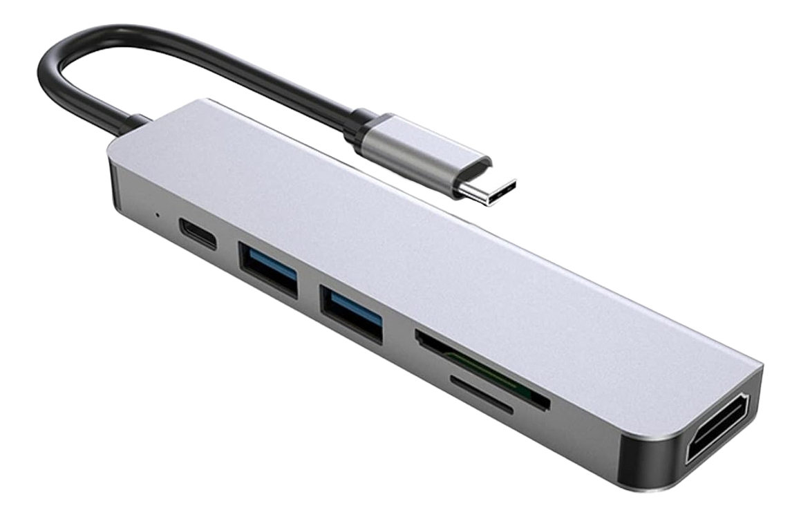 Adaptador Hub Tipo C A Multiconectores Macbook iPad
