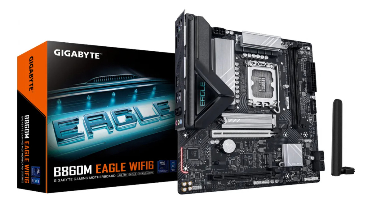 Motherboard Gigabyte B860m Eagle Wifi 6 Ver 1.0 Lga 1851 Ddr5 Color Negro