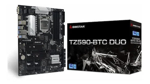 Motherboard Biostar Tz590-btc Duo Pcie 4.0 M.2 Usb 3.2 Hdmi