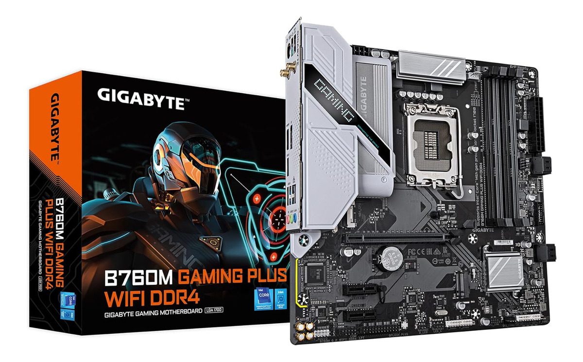 Motherboard (1700) Gigabyte B760m Gaming Plus Wifi Ddr4
