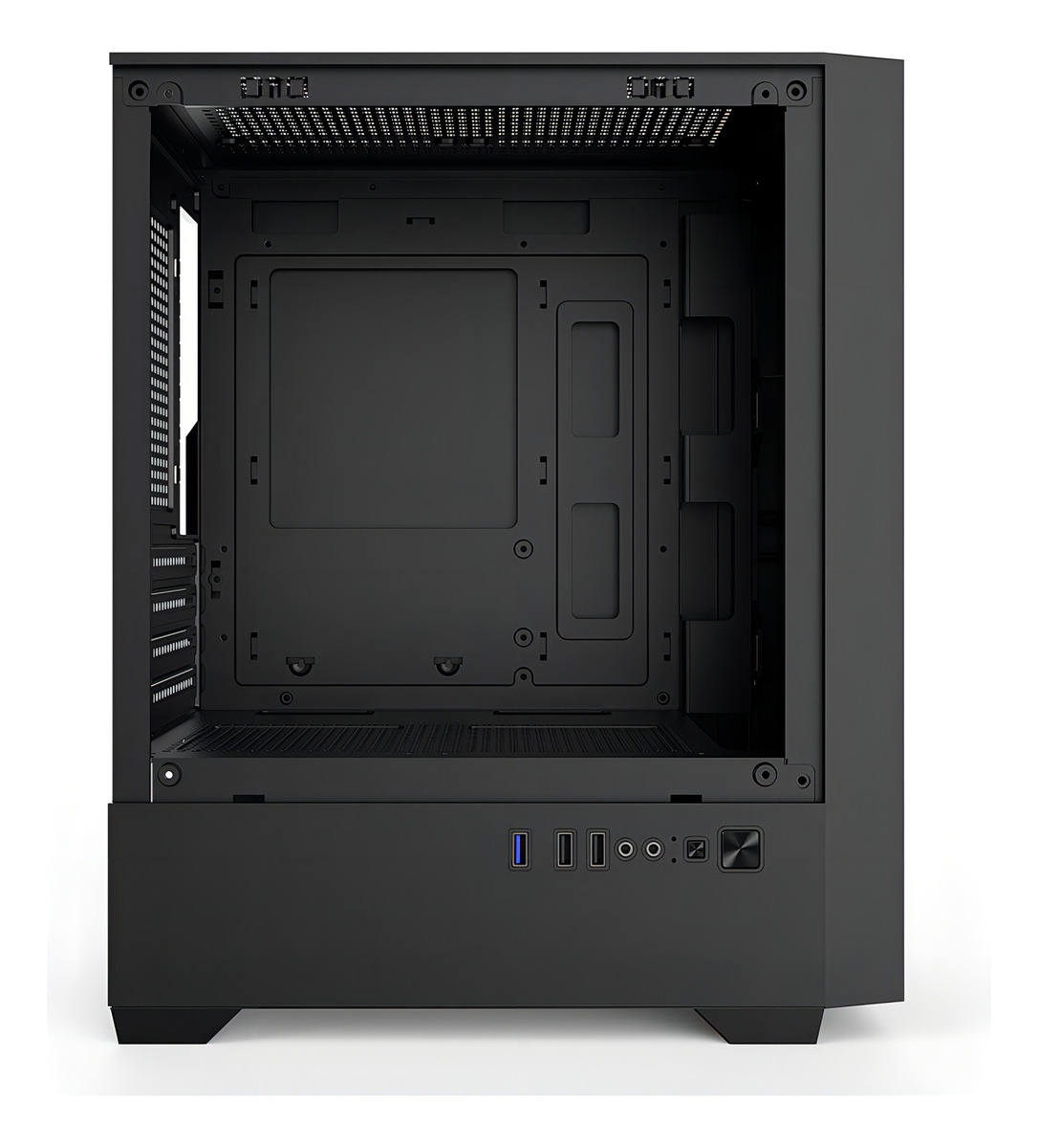 Gabinete Gamer Sentey H12 Black 4 Fan Frgb Color Negro