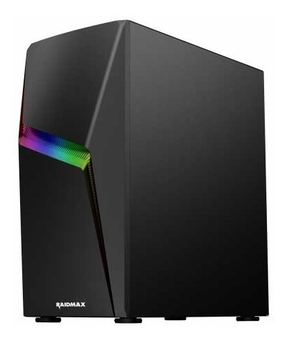 Gabinete Gamer Raidmax F03 Argb Vidrio Templado Atx Negro