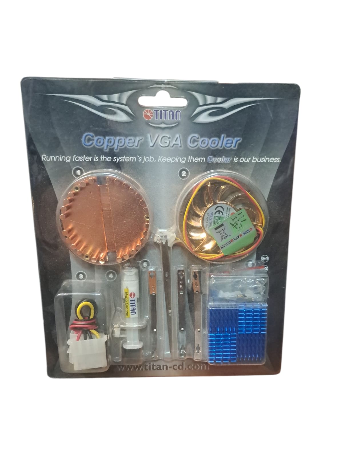 Kit COOLER DE Montaje de Cobre DIY y Refrigerador de Chipset de 12V DC con Ventilador de Refrigeración LED de 50mm