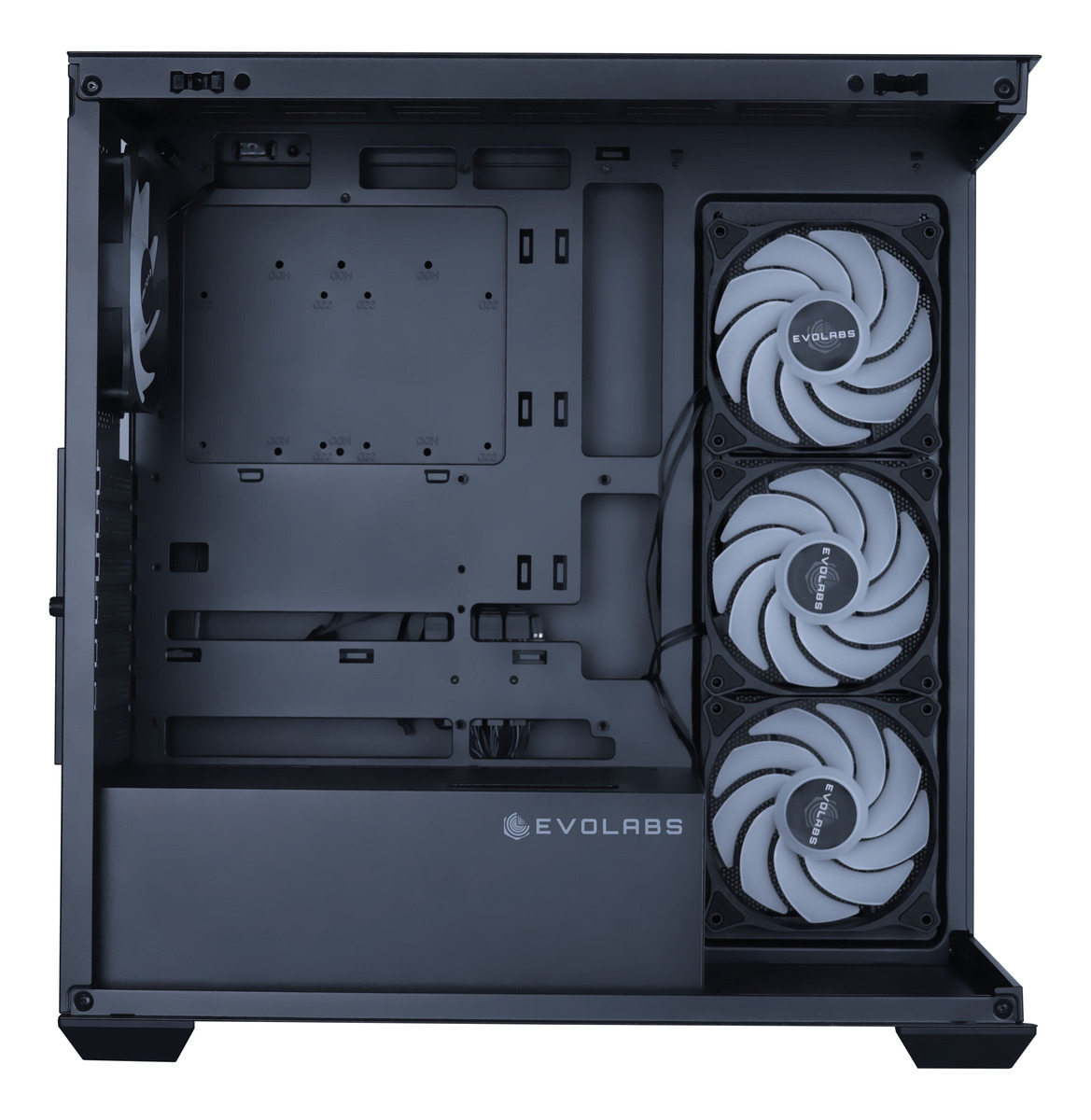 Gabinete Gamer Evolabs Progression Bk Evo-305ab