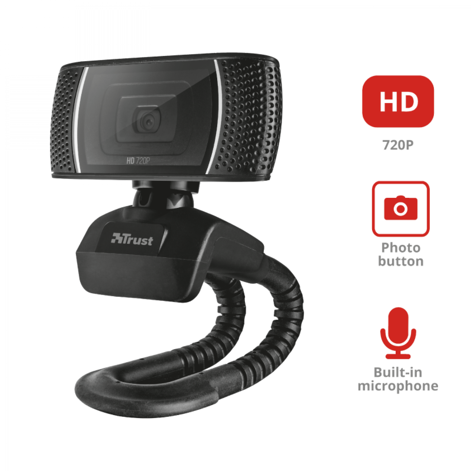 WEBCAM TRUST TRINO 720 HD