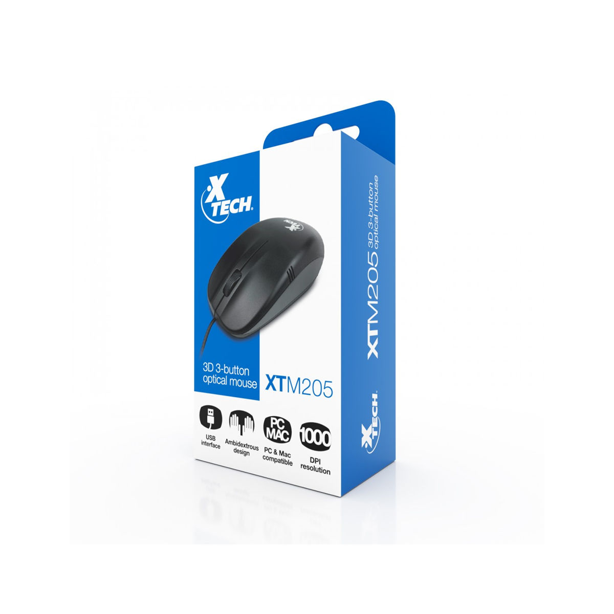 Mouse USB XTECH XTM-205