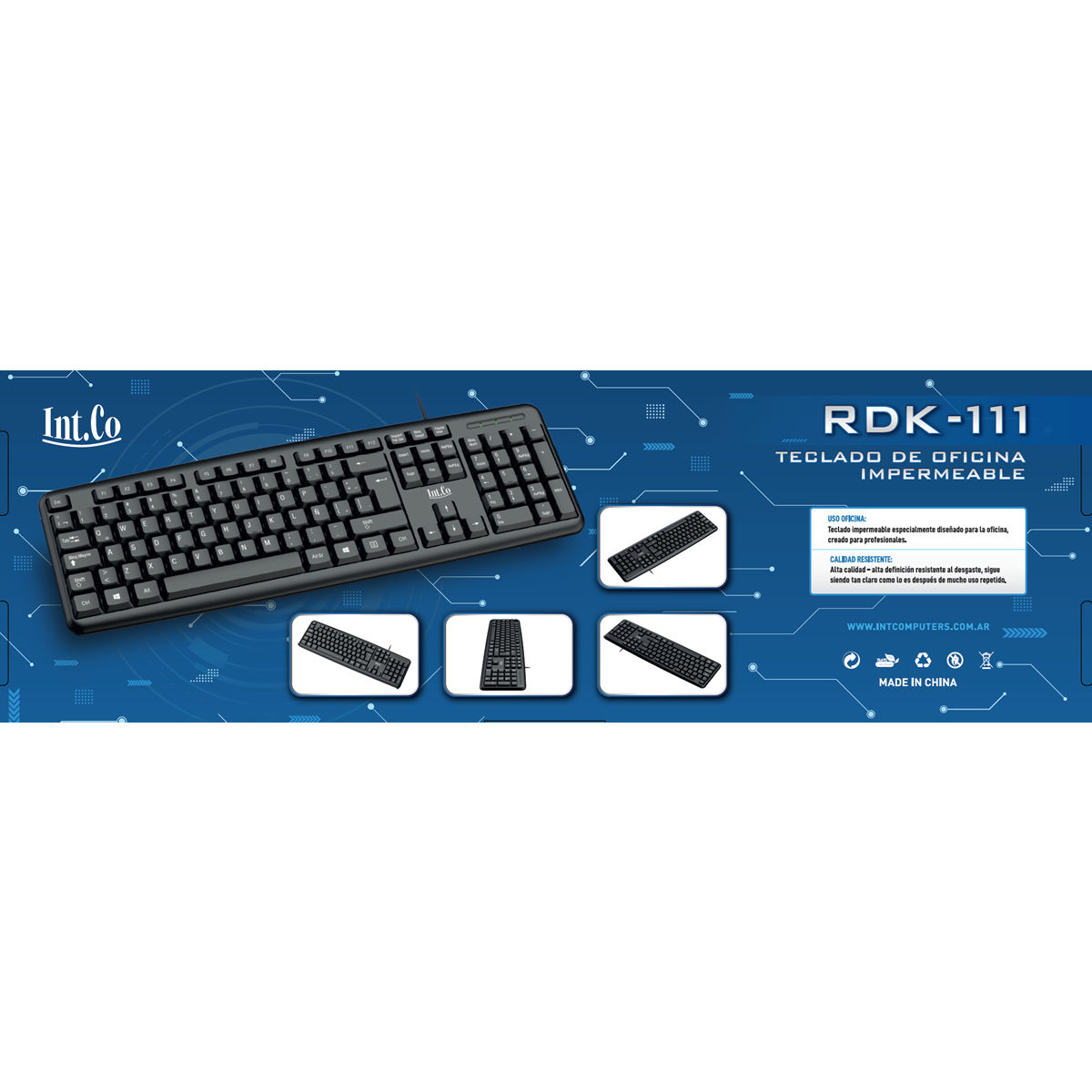 Teclado Intco RDK-111 Usb