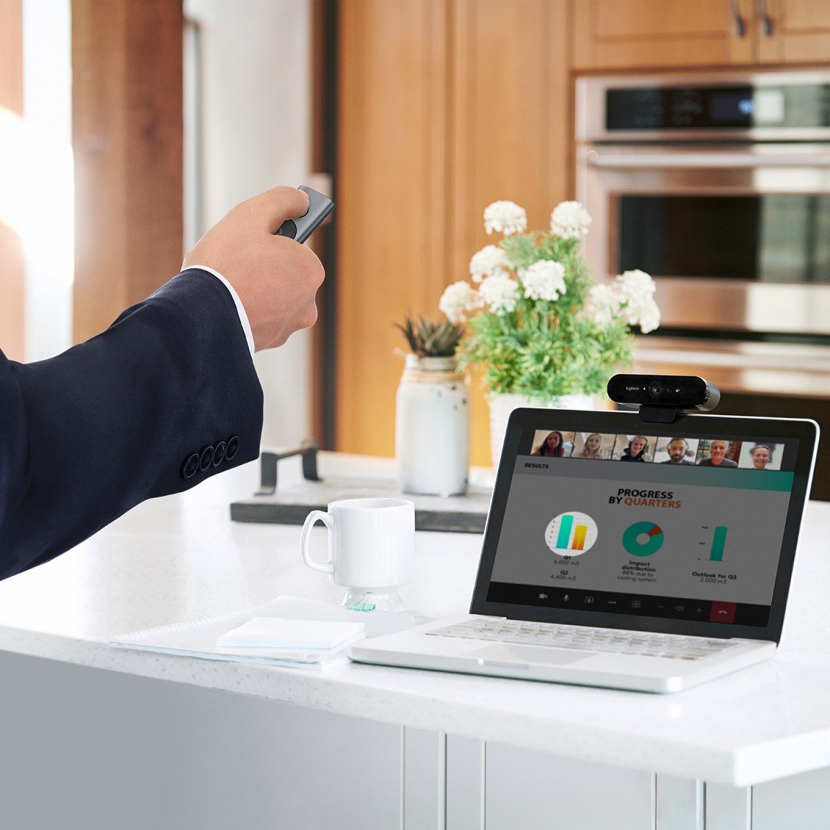 Puntero Laser Logitech Presenter Spotlight Slate