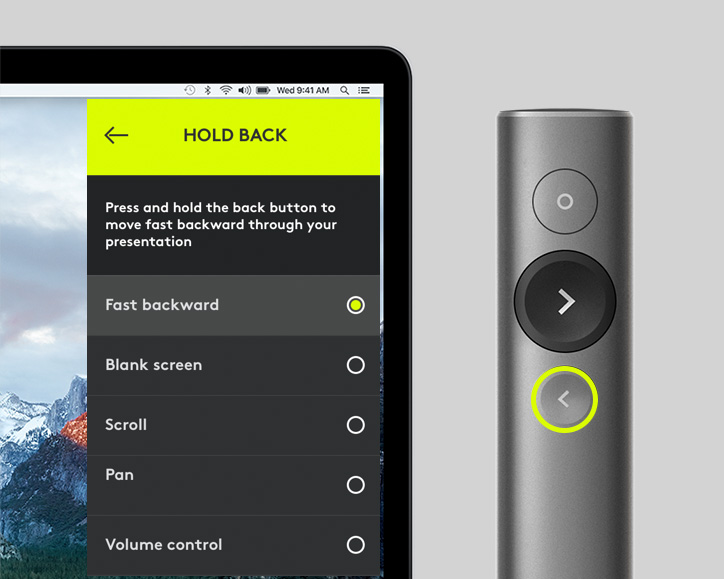 Puntero Laser Logitech Presenter Spotlight Slate