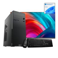 PC Kelyx AMD Ryzen 5-5600GT 16G M.2 512G Win 11H + Monitor 24