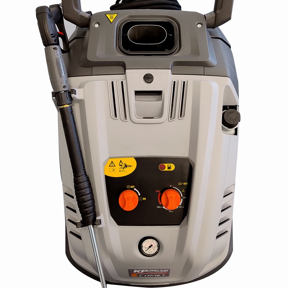 Hidrolavadora COMET KP Pro Classic 3.10 10/150M C2585AR Con Caldera 150BAR 600L/hr Agua Caliente Industrial Profesional Lavadero Camiones
