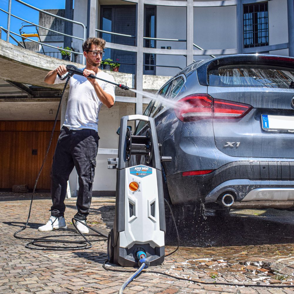 Hidrolavadora COMET KRX 1450 Plus - C2580AR Agua Fria Con Lanza y Cepillo